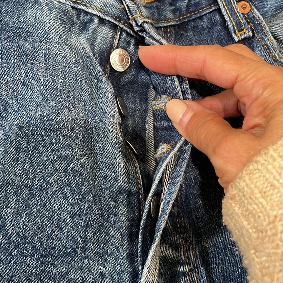 LEVI STRAUSS & CO 501 Blue jeans - Picture 3 of 6